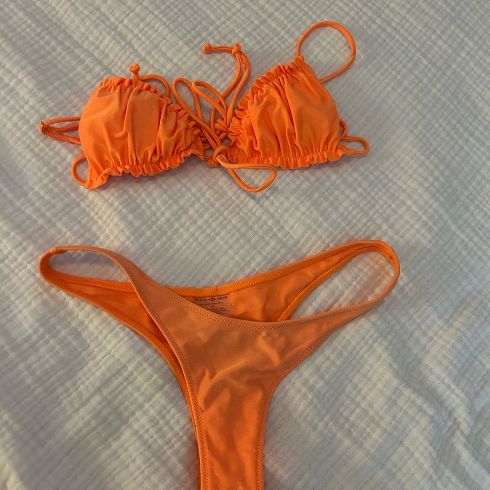 White fox bikini